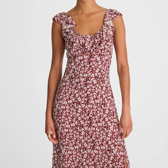 Madewell Dresses & Skirts - ☀️ New! MADEWELL Ruffled Scoopneck Maxi Dress in Floral